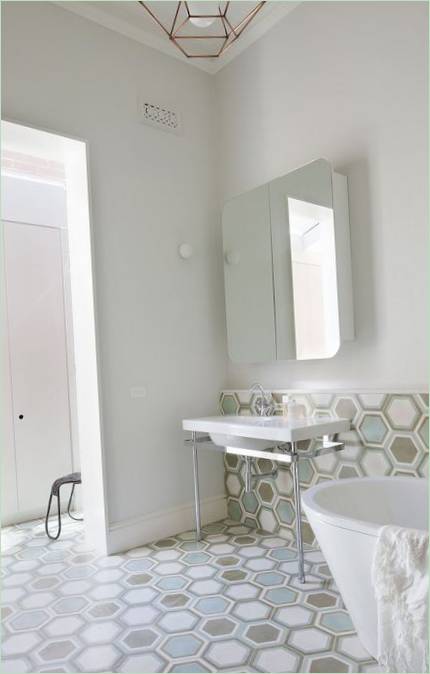 Design degli interni del bagno