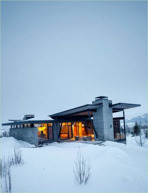 Casa di campagna nel Wyoming, USA