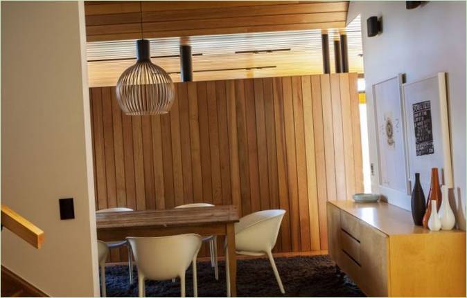 L'interno della villa di Marine Parade in Nuova Zelanda