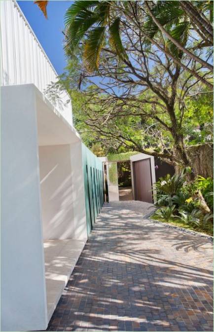 Cortile di una casa di campagna brasiliana
