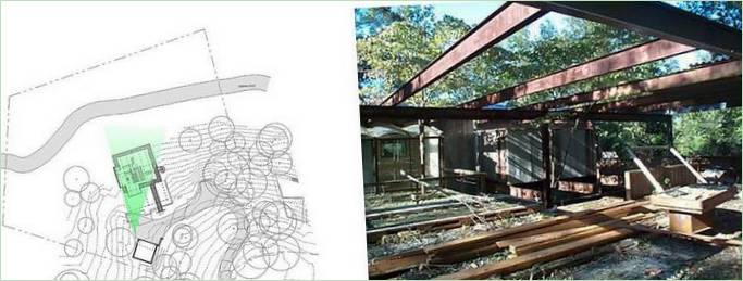 Piantine di una residenza a Raleigh