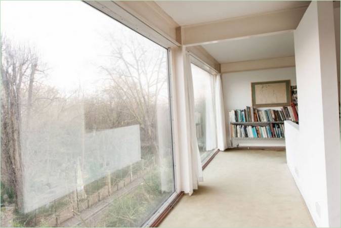 Le finestre panoramiche della Winter House