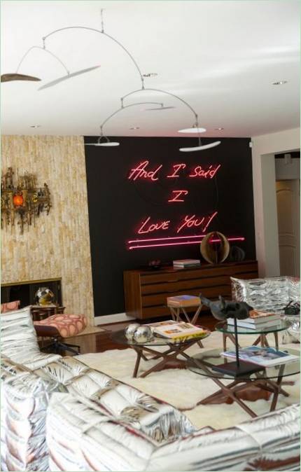 Design degli interni per un cottage in California