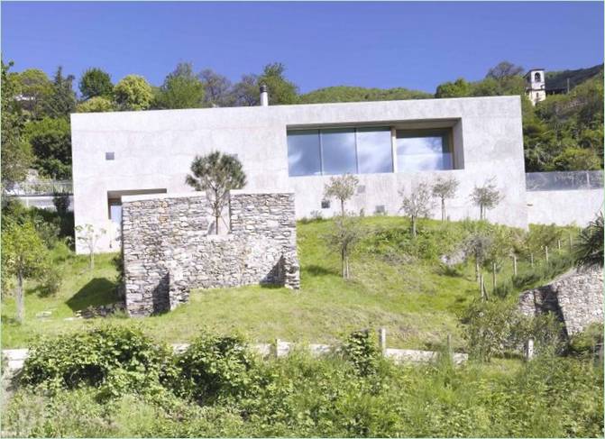 Design di una casa di campagna di lusso in Svizzera
