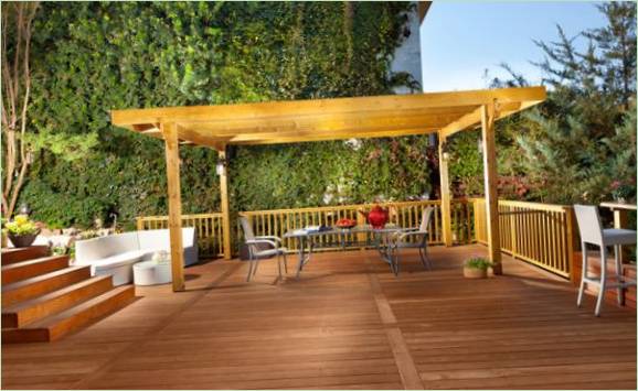 Design della pergola da giardino