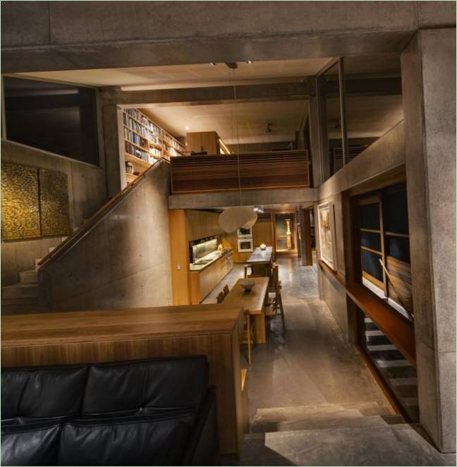Interno della residenza South Coast: cucina nel sottoscala