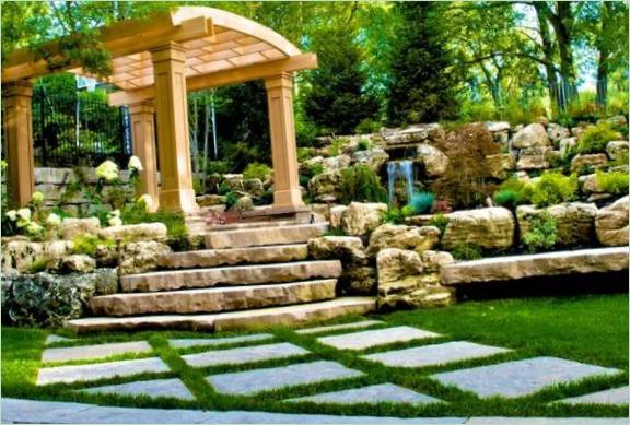Design della pergola da giardino