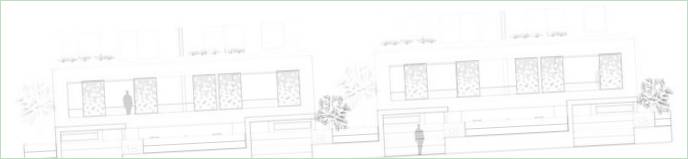 Schema casa privata 4 case progetto