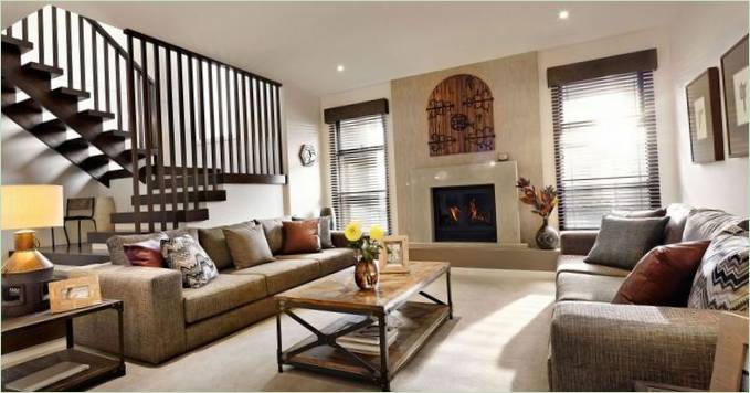 Una bella combinazione di colori nella residenza Barwon MK2