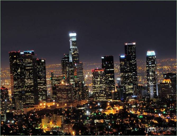 Lo skyline di Los Angeles