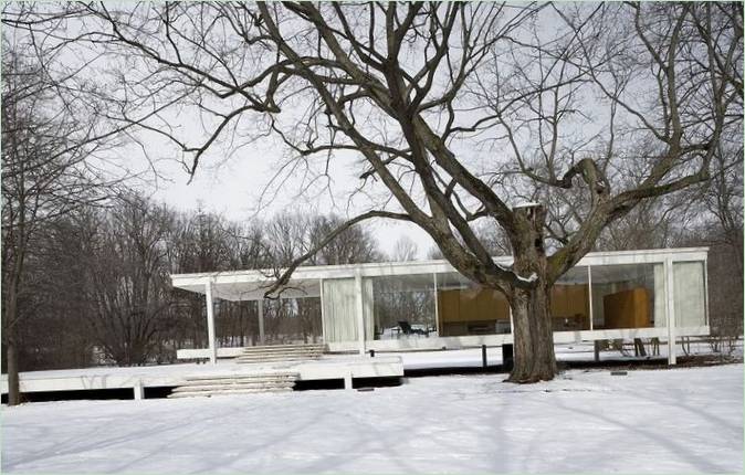 Casa Farnsworth di Ludwig Mies van der Rohe