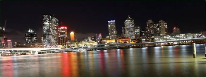 Viste di Brisbane di notte