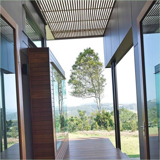 Una casa privata in Australia con vista sulle montagne